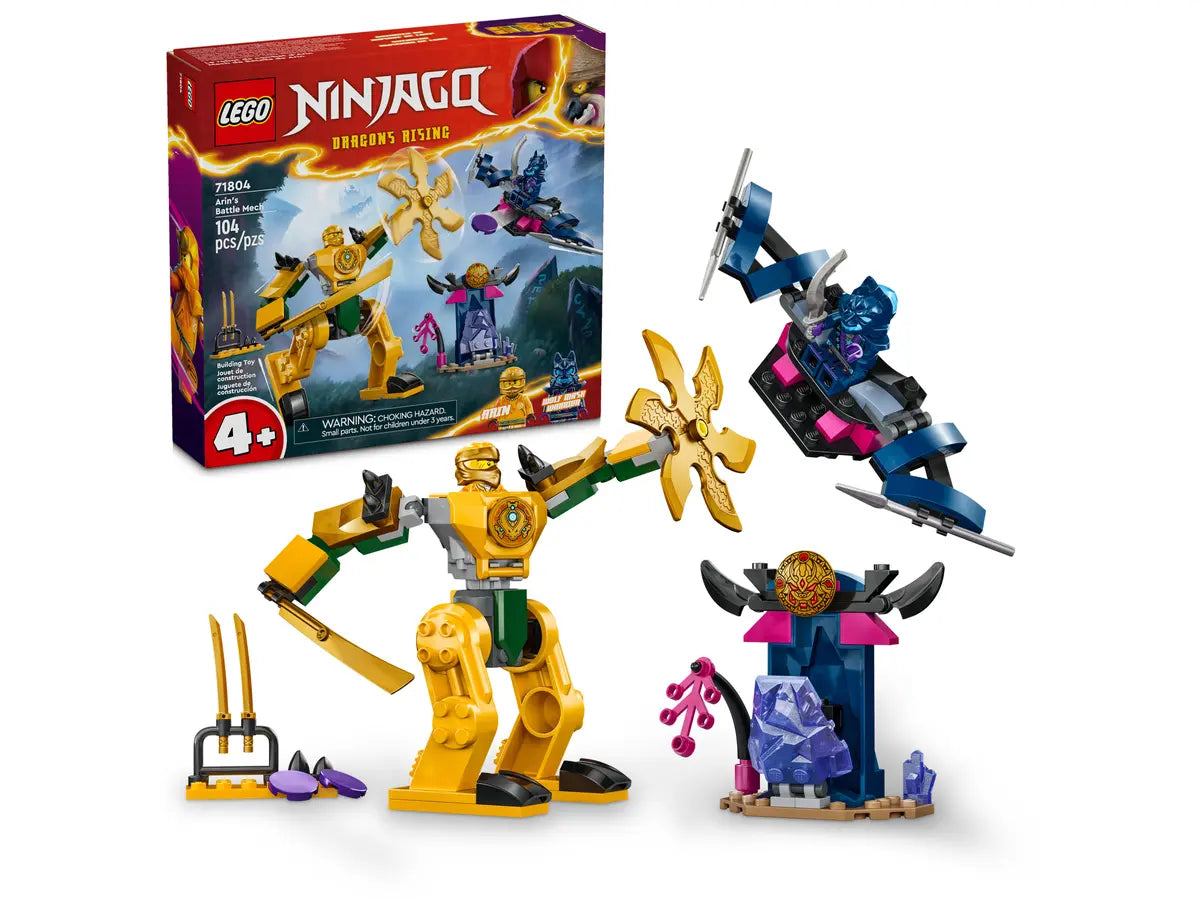 LEGO Ninjago Arin's Battle Mech 4+ 104Pcs 71804