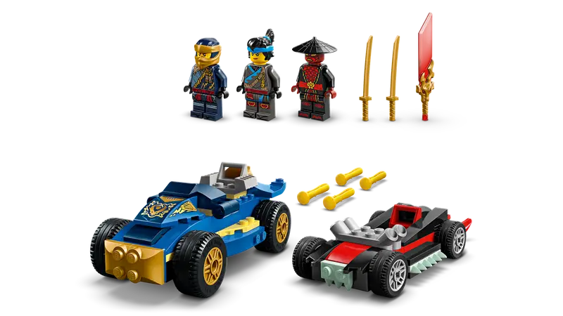 LEGO Ninjago Rogue vs. Drix Race Car Duel 4+ 111Pcs 71840