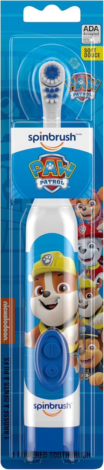 Spinbrush Battery Operated Paw Patrol Toothbrush - Yellow