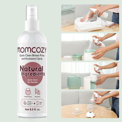 Momcozy Portable Breast Pump Cleaner Spray 8.5 fl oz