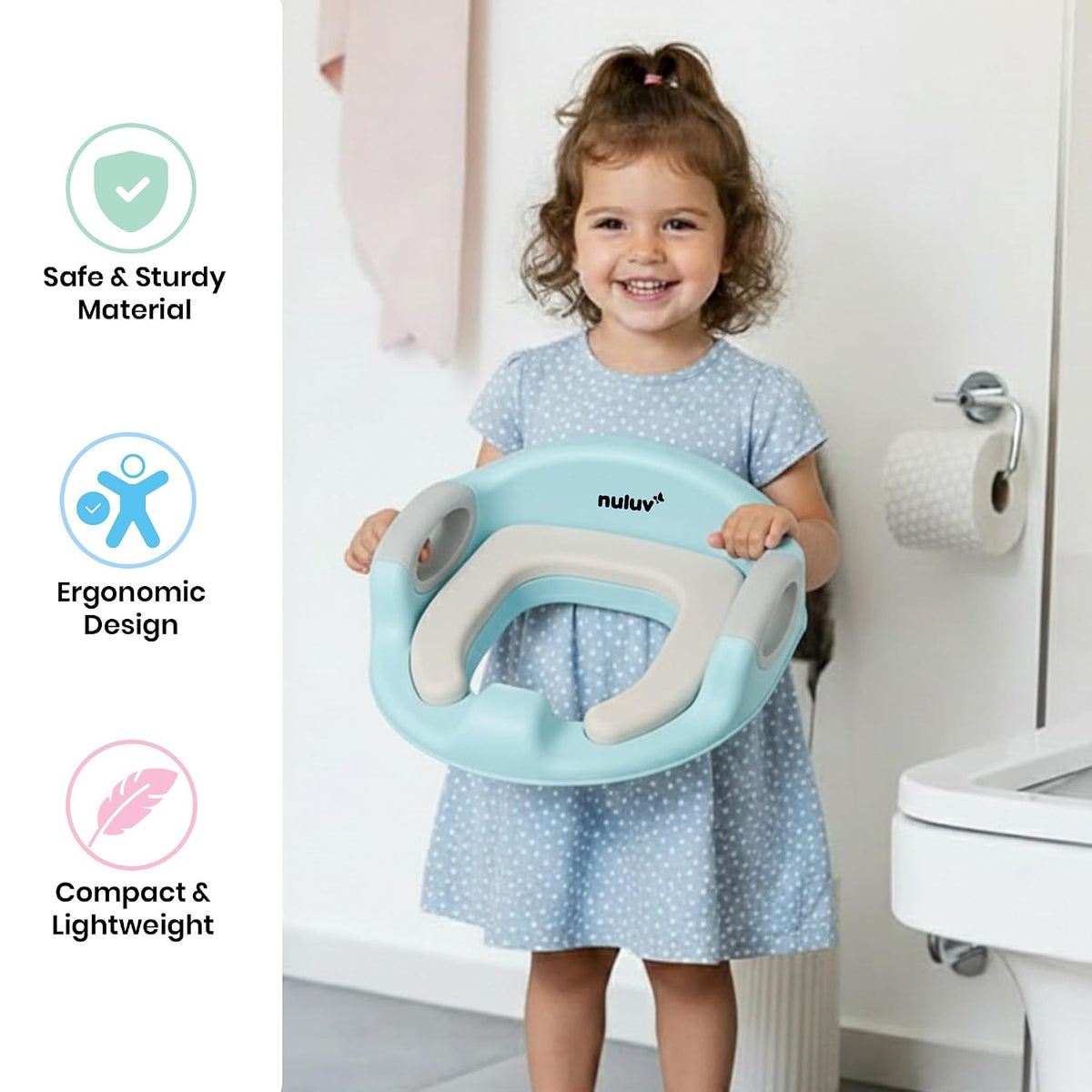 Nuluv Baby Potty Training Seat with Soft Cushion 12m+