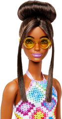 Barbie Fashionistas Doll #210 with Crochet Halter Dress – HJT07