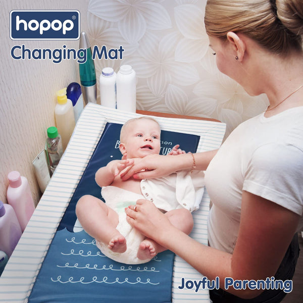 Hopop Soft Cushioned Changing Mat - Grey