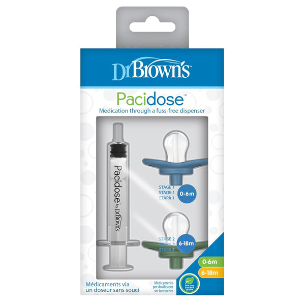 Dr. Brown's Pacidose Pacifier Medicine Dispenser 0-6M and 6-18M
