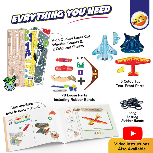 Smartivity Airplanes Launcher 6Y+