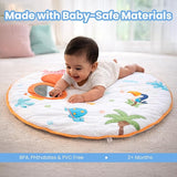 Jungle Jamboree Activity Playmat for Baby with Mirror, Crinkle & Squeaker 2+ Months