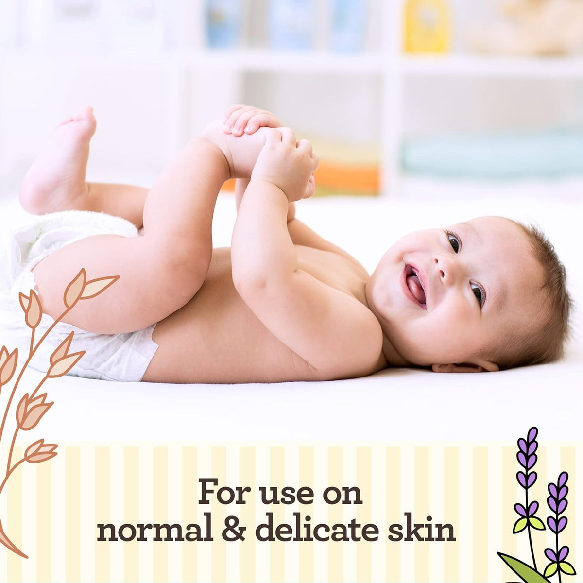 Aveeno Baby Calming Comfort Bedtime Bath & Wash Lotion With Lavender & Vanilla - 250Ml