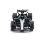 Bburago 2024 Mercedes-AMG W15 #63 George Russell 1:24 F1 Model with Acrylic Display Case