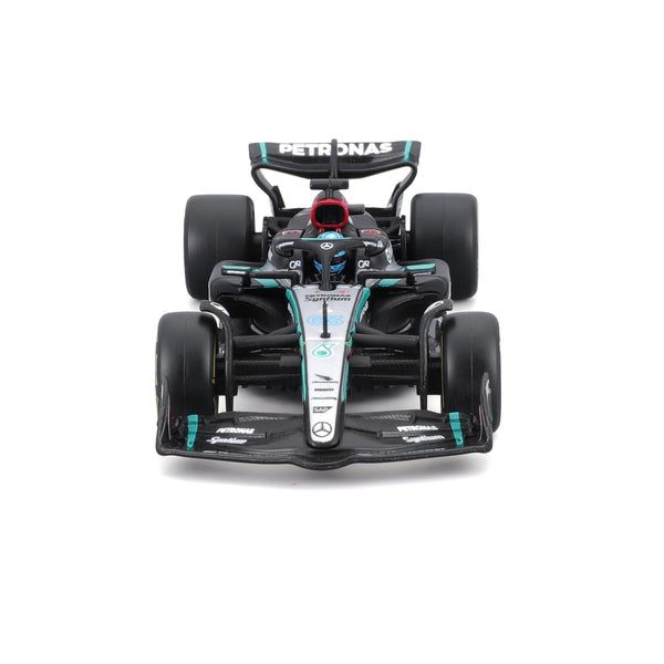 Bburago 2024 Mercedes AMG W15 F1 Car With Acrylic Box #63 George Russell 1/24