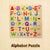 Funskool Alphabet Wooden Abc Puzzle Shape