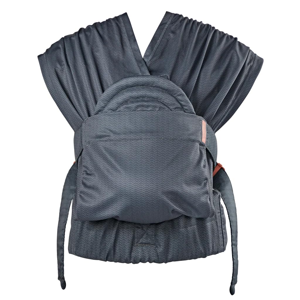 Infantino Hug & Cuddle Adjustable Hybrid Wrap Carrier 3.2–11.8kg – Black