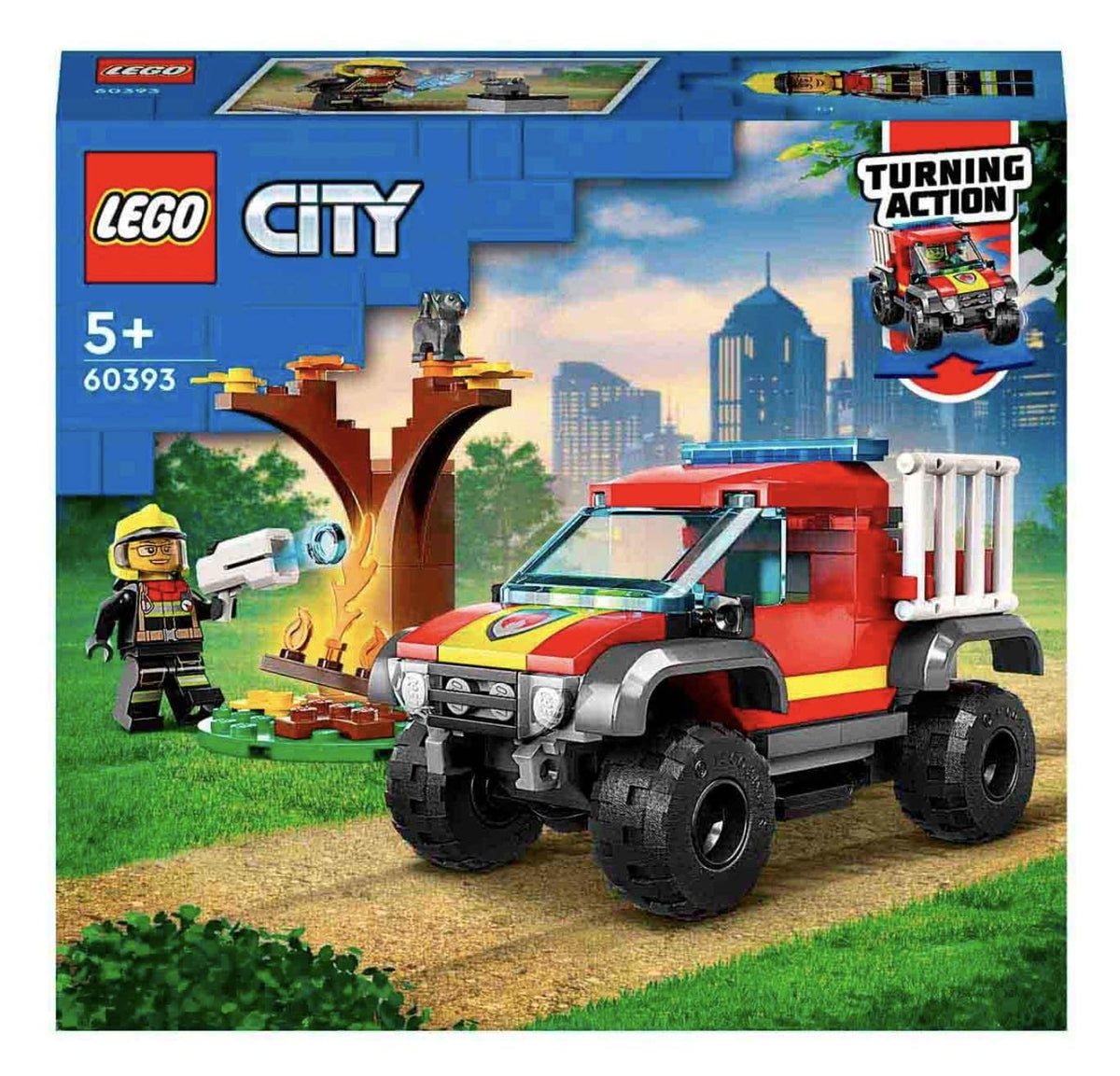 LEGO City 4X4 Fire Truck Rescue 5+ 97Pcs 60393