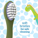 Dr. Brown's Dinosaur Toddler Toothbrush 1-4 Years Green