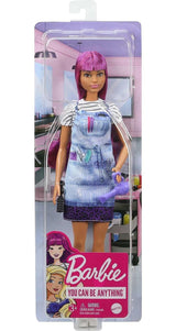 Barbie Salon Stylist Doll with Hair Styling Accessories – 3 Years+