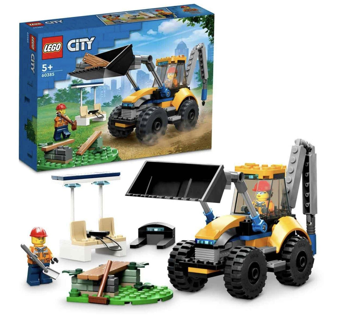 LEGO City Construction Digger 5+ 148Pcs 60385