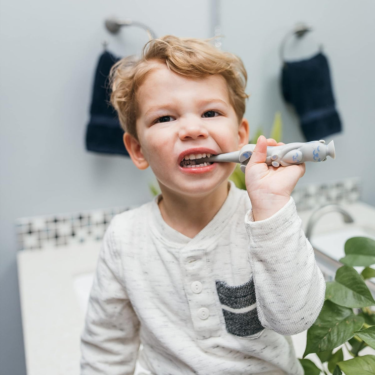 Dr. Brown’s Otter Toddler Toothbrush 1 Pack Grey