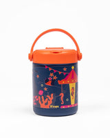 Kicups Joyful Jar Stainless Steel Insulated Food Jar 488 ml Blue
