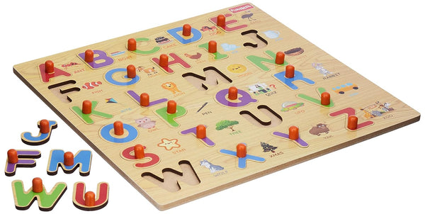 Funskool Alphabet Wooden Abc Puzzle Shape