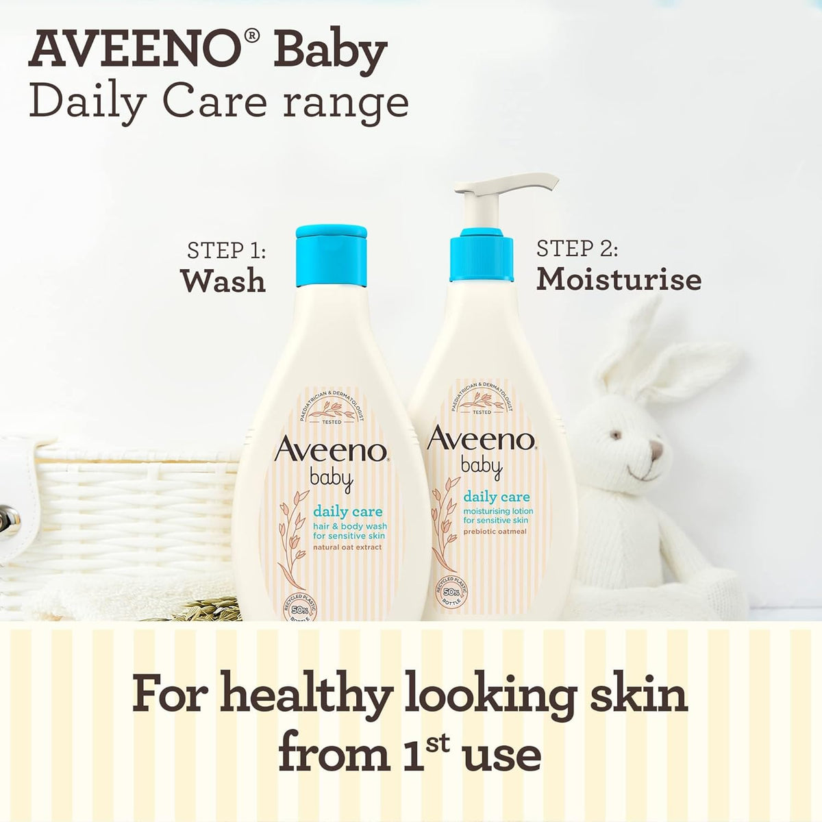 Aveeno Baby Daily Care Hair & Body Wash For Sensitive Skin - 250Ml