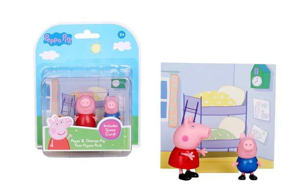PEPPA PIG and George Twin Figure 3+