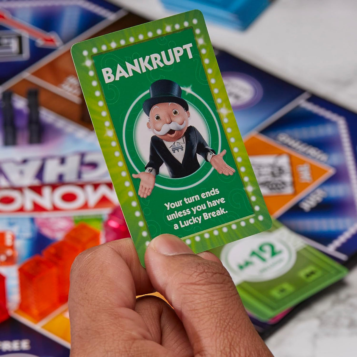 Hasbro Gaming Monopoly Chance Fast-Paced Board Game 8Y+ Multicolor