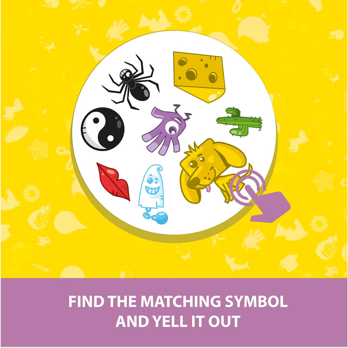 Card Game Funskool Asmodee Dobble Spot The Match 55 Cards 6Y+ – Multicolour