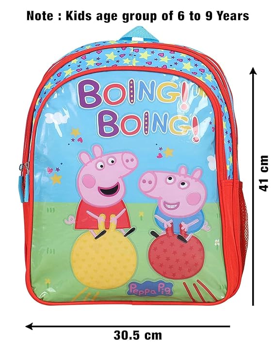 Striders School Bag for Kids 16" - Pegga Pig