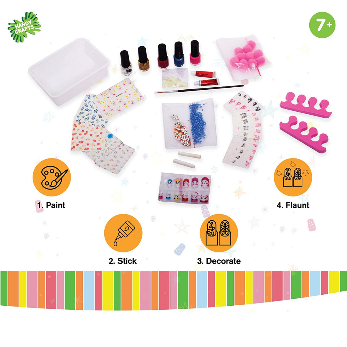 Handycrafts Nail Design Studio 7Y+ – Multicolor