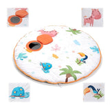 Jungle Jamboree Activity Playmat for Baby with Mirror, Crinkle & Squeaker 2+ Months