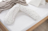 Theraline Original Maternity & Nursing Pillow 190 × 40 cm Flying Birdie White