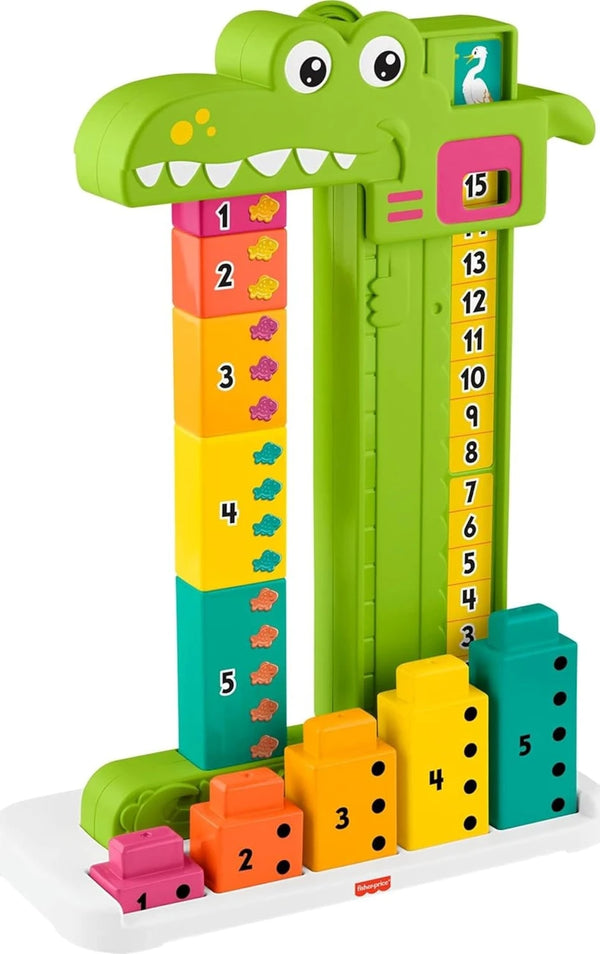 Fisher-Price Preschool Learning Toy Adding Alligator