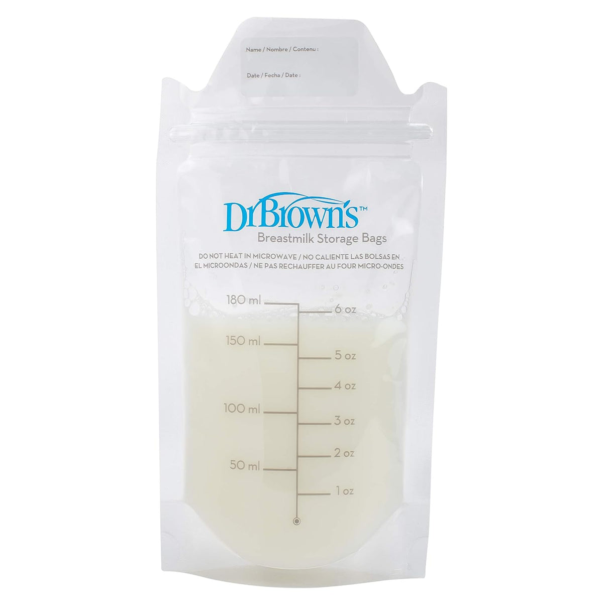 Dr. Brown’s Breast Milk Storage Bags 180 ml Pack of 50