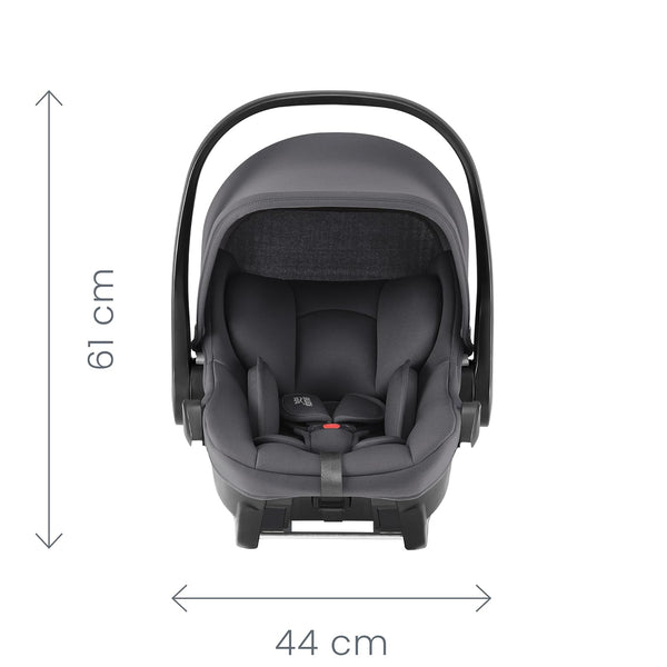 Britax Carry Cots Cum Car Seat Baby-safe Core Midnight Grey
