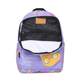 Arctic Fox Wink Kitty 21L Kids School Backpack – Grape Mist