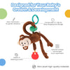 Nuluv Jittery Monkey Rattles & Teether