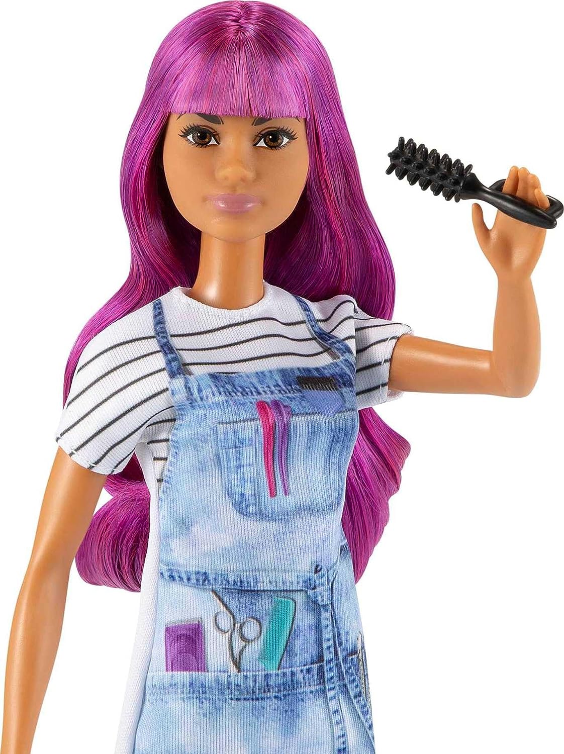 Barbie Salon Stylist Doll with Hair Styling Accessories – 3 Years+