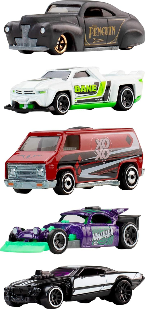 Hot Wheels Silver Series Batman - Super Villains Pack of 5