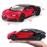 Maisto Bugatti Chiron Sport #16 Diecast Model Car 1:24 Red & Black