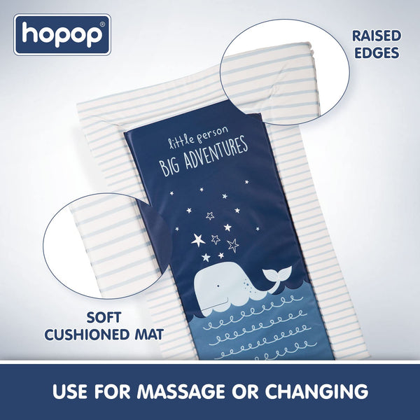 Hopop Soft Cushioned Changing Mat - Whale