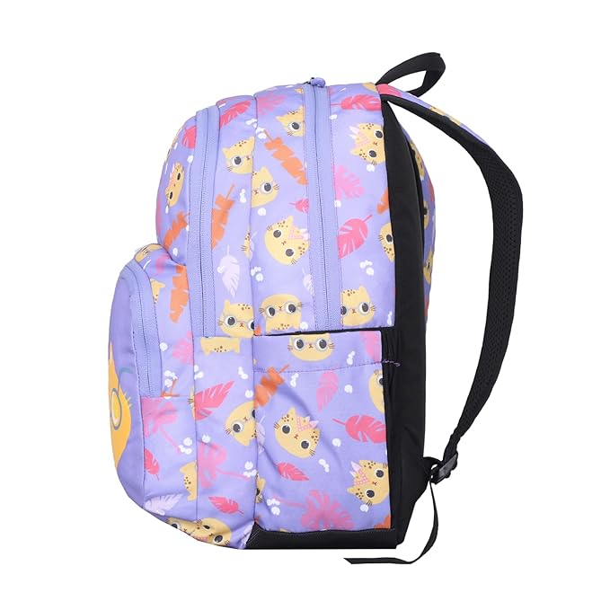Arctic Fox Wink Kitty 21L Kids School Backpack – Grape Mist