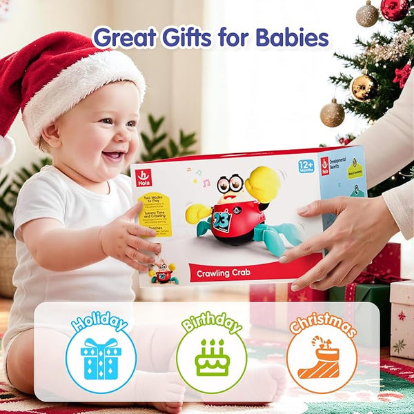 Hola Interactive Crawling Crab 26.5 × 14.5 × 19 cm Multicolor