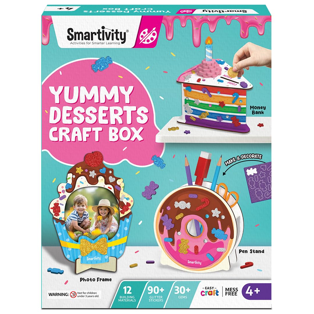 Smartivity Yummy Dessert Craft Box DIY Art & Craft Kit 4Y+
