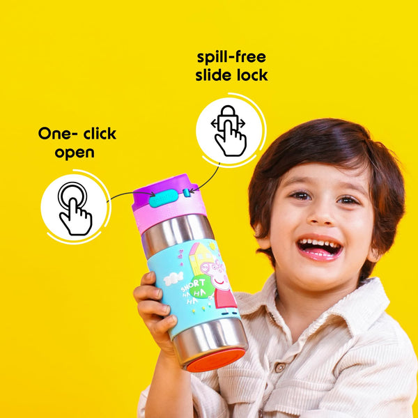 Rabitat Peppa Cleanlock Insulated Bottle - Follow Me