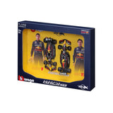 Bburago 1/43 Oracle Red Bull Racing RB20 Set of 2 F1 Models Max Verstappen & Sergio Perez
