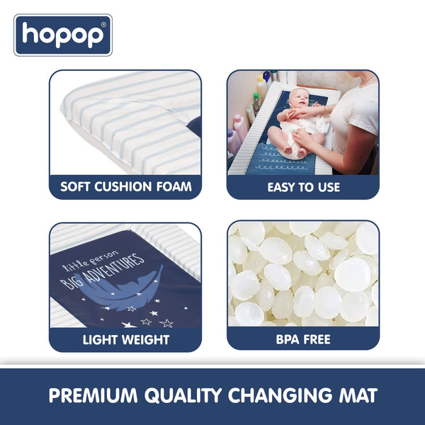 Hopop Soft Cushioned Changing Mat - Whale