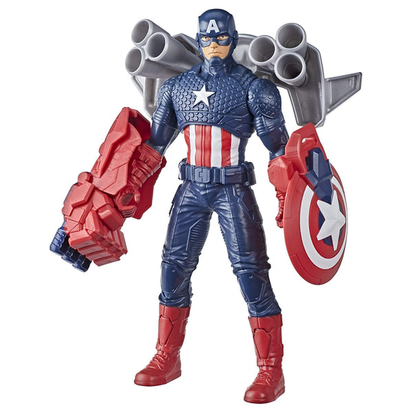 Marvel 9.5-inch Scale Collectible Super Heroes Captain America with 3 Accessories