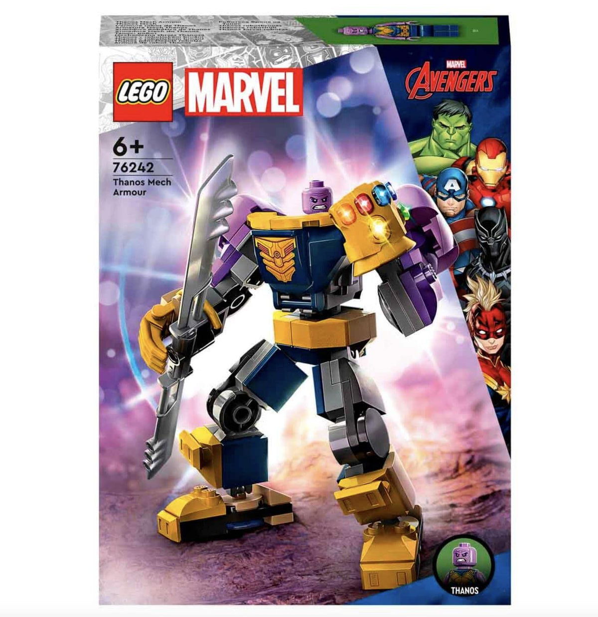 Lego Marvel 76242 Thanos Mech Armor 6+