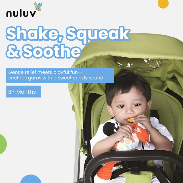 Nuluv Squirrel Rattles & Teether