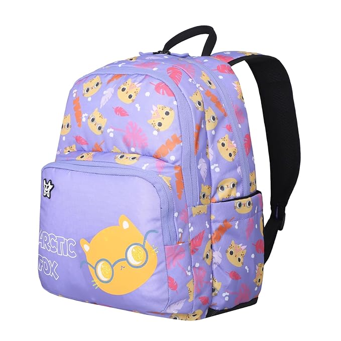 Arctic Fox Wink Kitty 21L Kids School Backpack – Grape Mist