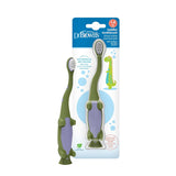 Dr. Brown's Dinosaur Toddler Toothbrush 1-4 Years Green